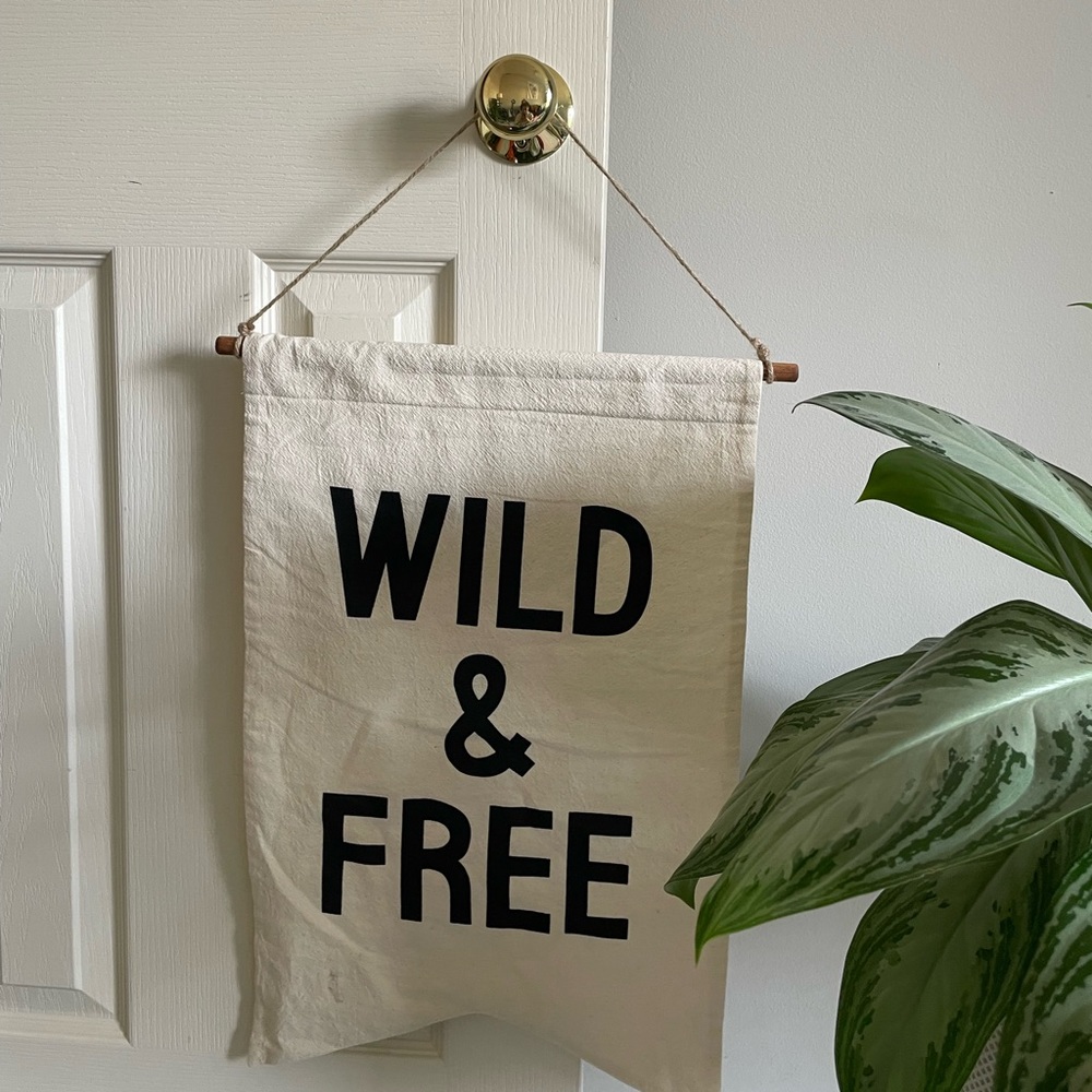 Urban Outfitters Wild & Free Wall Banner